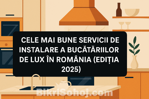 Serviciu montaj bucatarie de lux in Romania bikrisohoj